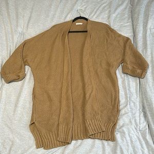 Women’s Long Beige Cardigan XL